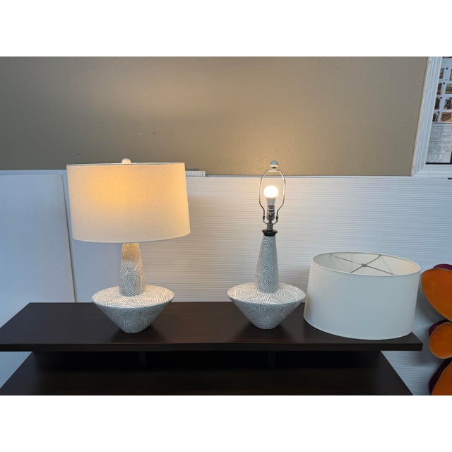 Arteriors Toronto Ceramic Table Lamps, Pair For Sale - Image 12 of 12