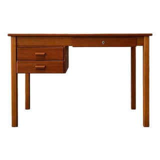 Small Danish Teak Writing Desk, 1950s For Sale