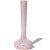Beautiful vintage Murano hand blown pink and white ribbons Italian art glass soliflore flower vase. The piece is...