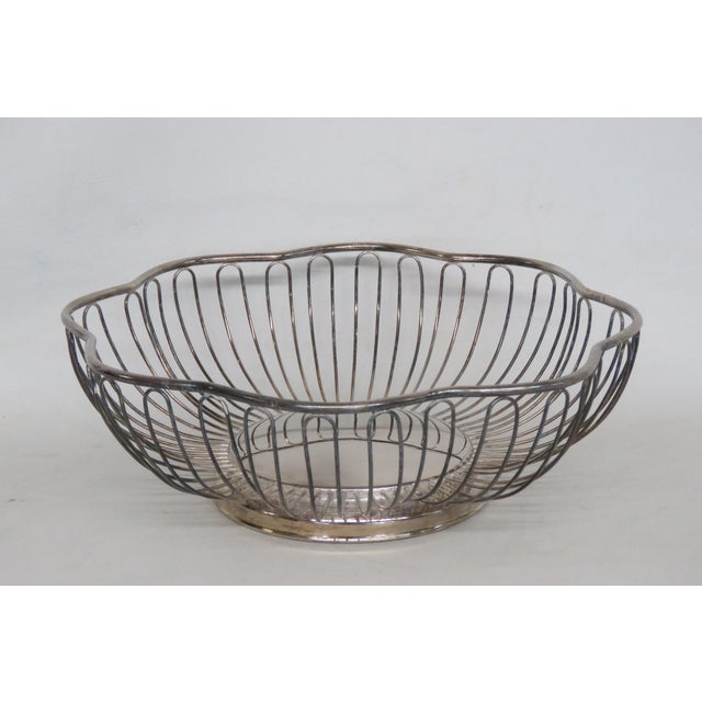 This gorgeous Wire Bread / Fruit Basket Painted Dish / Bowl is made of metal. This stunning piece features a gorgeous...