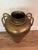 Metal Vintage Large Brass Urn With Rope Handle Detail For Sale - Image 7 of 9