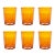 Zafferano Zafferano Bei Tumbler Orange - Set of 6 For Sale - Image 4 of 4