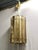 Murano Art Glass and Brass Gold Color Chandelier and Pendant, 2000 For Sale - Image 4 of 10
