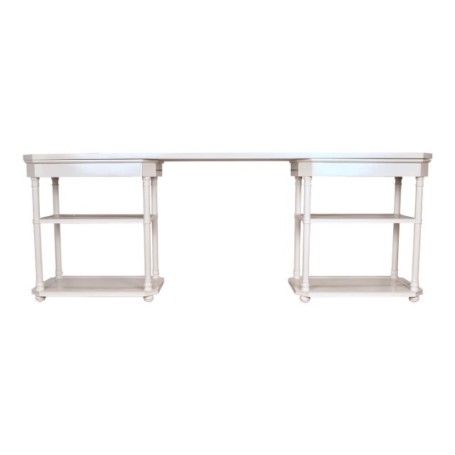 Writing Desk in High Gloss Lacquer For Sale