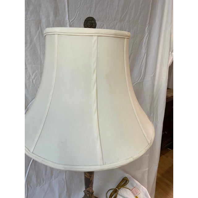 Lamp With Grapevine Column For Sale - Image 10 of 12