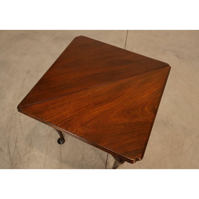 Kittinger Kittinger Colonial Williamsburg Mahogany Drop-Leaf Napkin Table For Sale - Image 4 of 18