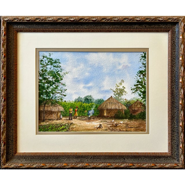 Giclee Fine Art Print Watercolor Painting “Loved in South Sudan” For Sale - Image 4 of 4
