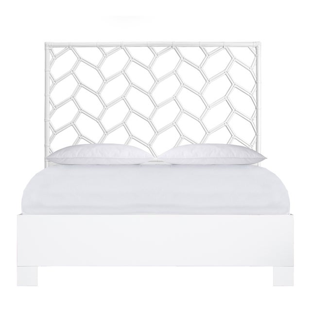 Silas Standard Bed Queen - White For Sale - Image 12 of 12