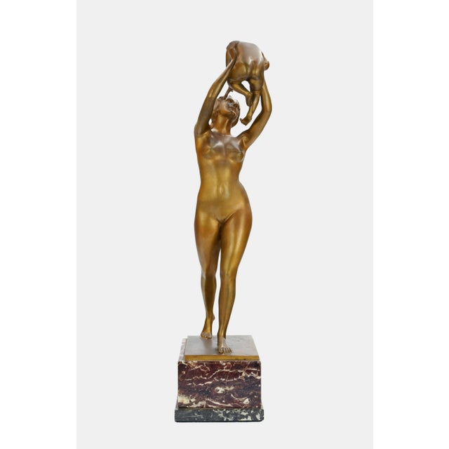 Johannes Boese, Mother Happiness, 1910, Bronze For Sale - Image 3 of 12