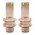Enhance your space with the Modern Glass Cylinder Vase Set, designed with a warm beige tone and chic clear finish that...