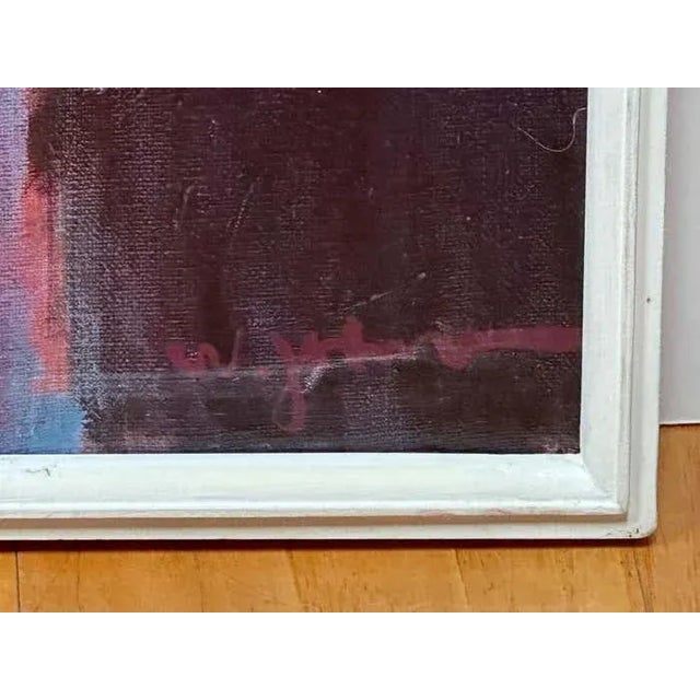 Wesley Johnson "My Two Windows" Oil Painting on Canvas by Wesley Johnson For Sale - Image 4 of 11