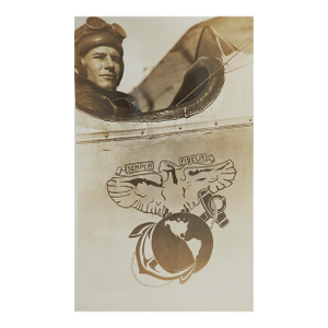 Early 20th Century Marine Corp Pilot Photograph
