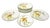 1950s Mid-Century Modern "Tiger Iris" & "Tiger Lily" China Dish Set by Winfield Pottery, Set of 43 For Sale - Image 9 of 15