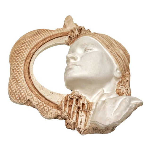 "Girl in Mirror" Wall Sculpture by Marc Sijan For Sale
