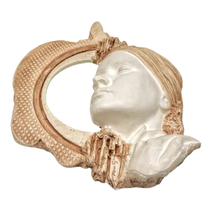 "Girl in Mirror" Wall Sculpture by Marc Sijan
