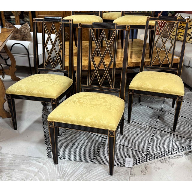 Ferguson Copeland Ferguson Copeland Neoclassical Blemheim Dining Side Chairs - Set of 6 For Sale - Image 4 of 12