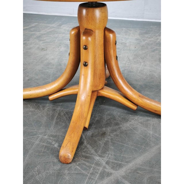 Adjustable Swivel Office Chair from Ligna, Former Czechoslovakia, 1950s For Sale - Image 9 of 16