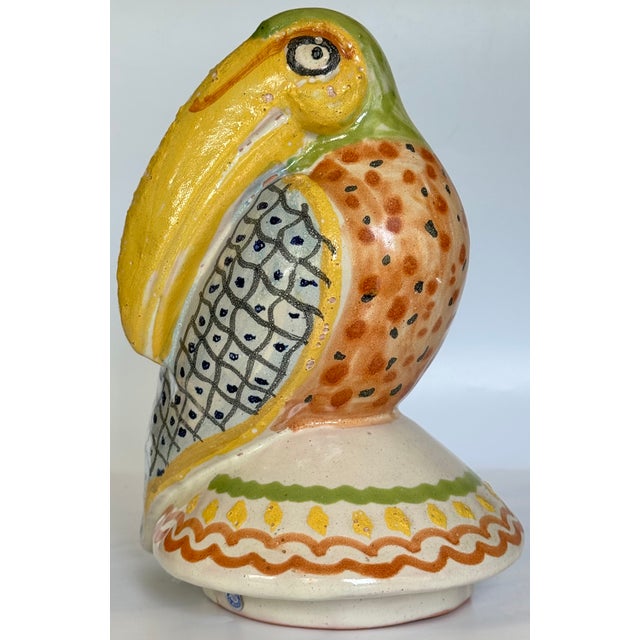 Artfully hand painted in vibrant colors of summer, this is a one-of-a-kind piece of Mexican folk art in the form of a...