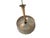 Finnish Model 20317 Pendant Lamp with Wooden Slat Shade and Hand-Painted Kauklahti Glass.idman by Gunnel Nyman for Idman, 1940s For Sale - Image 11 of 16