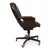 This exceptional office chair is a typical example of early 1970s Space Age design. The chair's solid glass shell is...