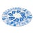 Vintage French Marie Daâge Hand-Painted Blue and White Porcelain Dinner Plate For Sale