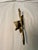 Metal Vintage, English, Fox, Brass Door Knocker, Stamped England For Sale - Image 7 of 8