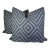 Peter Dunham "Mansa" in Blue/Red Indoor/Outdoor Pillows-a Pair For Sale