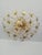 1980s Flush Mount Vintage Star Crystals Chandelier Lighting For Sale - Image 10 of 12