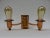 Metal Art Deco English Catalin Butterscotch Colored Sconces, Set of 2 For Sale - Image 7 of 18