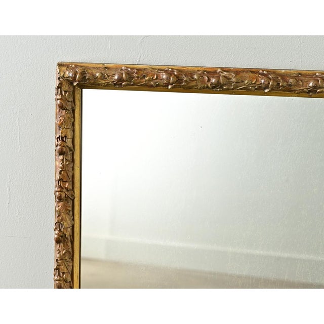 Gold French 19th Century Gilt Mirror of Acorns and Oak Leaves For Sale - Image 8 of 11