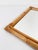 We are pleased to offer for sale a large Italian rectangular bamboo and rattan full-length mirror, handcrafted in Italy...