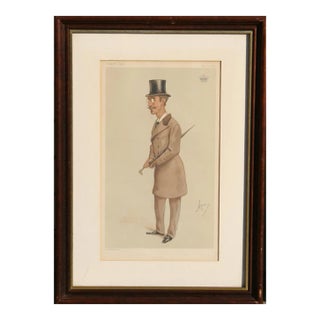 The Earl Dunraven and Mount-earl, K.P., Leslie Matthew Ward (Spy) Lithograph For Sale