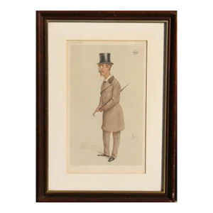 The Earl Dunraven and Mount-earl, K.P., Leslie Matthew Ward (Spy) Lithograph