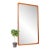 1960s Danish Teak Wall Mirror For Sale