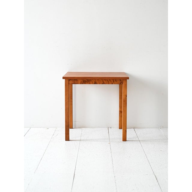 Vintage Scandinavian Oak Coffee Table with Burl Inserts, 1960s For Sale - Image 6 of 6