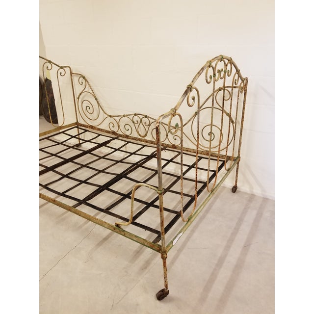 French Folding Iron Bed Chairish
