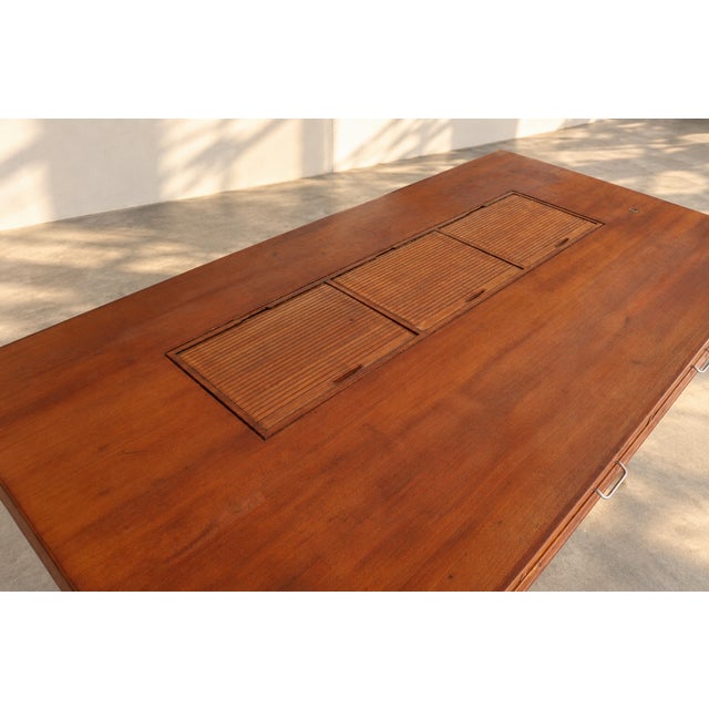 Wood Vintage Desk by Clausen & Maerus for Eden Rotterdam, 1960s For Sale - Image 7 of 15
