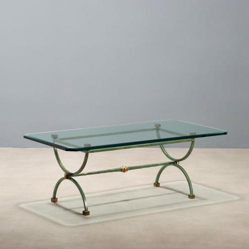 Lacquered Metal Center Table For Sale - Image 9 of 9