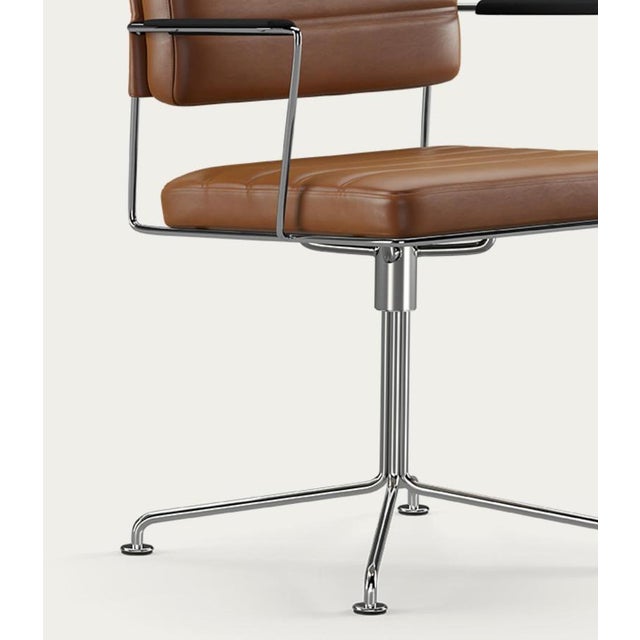 Black Time Chair in Chrome by Henrik Tengler For Sale - Image 8 of 13