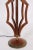 1960 Mid Century American Geometric Cut Out Walnut Table Lamp For Sale - Image 6 of 8