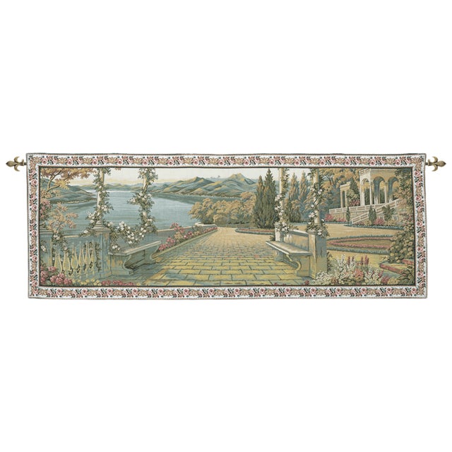 This beautiful tapestry is woven on a jacquard loom by skilled weavers, keeping alive the centuries old tradition of...