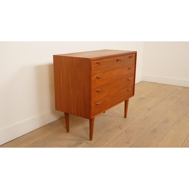 Vintage Danish Chest of Drawers in Teak, 1960 For Sale - Image 6 of 12