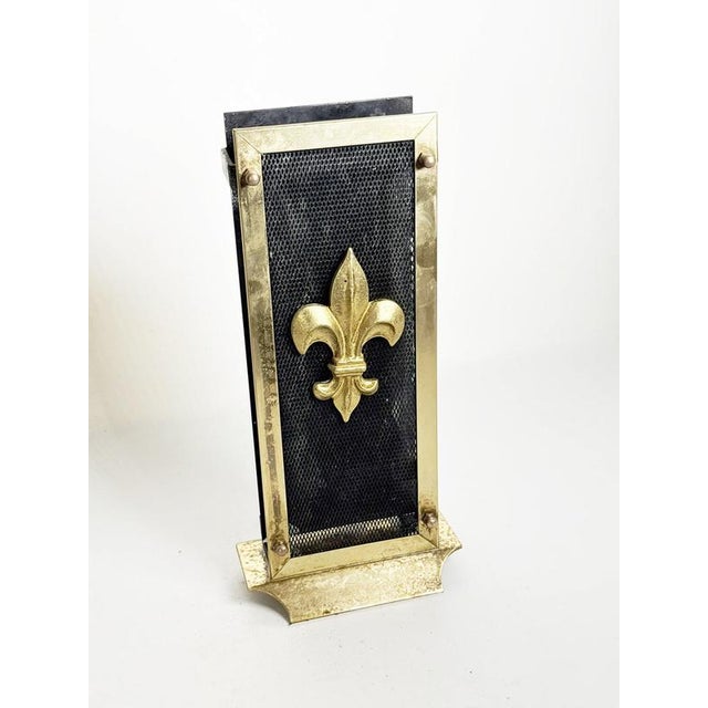 Fireplace Accessory with Fleur-de-Lys Decoration, France, 1950s For Sale - Image 10 of 12