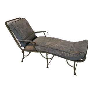 Early 20th Century Antique Campaign Chaise For Sale