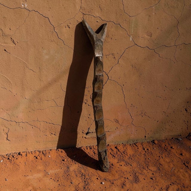 A striking and sculptural ladder from the Dogon people of Mali. Used to access granaries and multi-level dwellings, this...