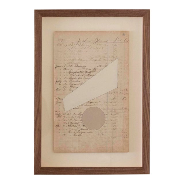 Marron Clair Abstract 3 Original Painting by Afsoon Thayer, Framed For Sale