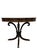 Pair of Antique Regency Style Flame Mahogany Demilune Console Tables For Sale In Charlotte - Image 6 of 12