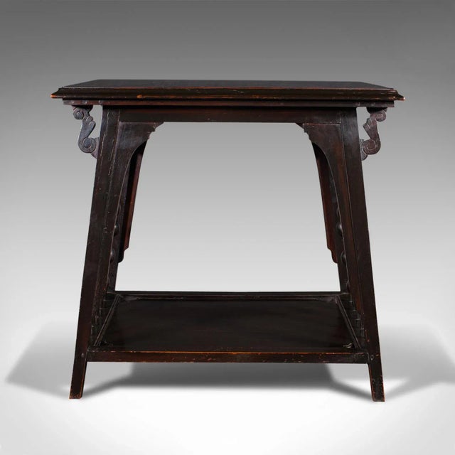 Late 19th Century 1880s Antique Victorian English Occasional Table For Sale - Image 5 of 10