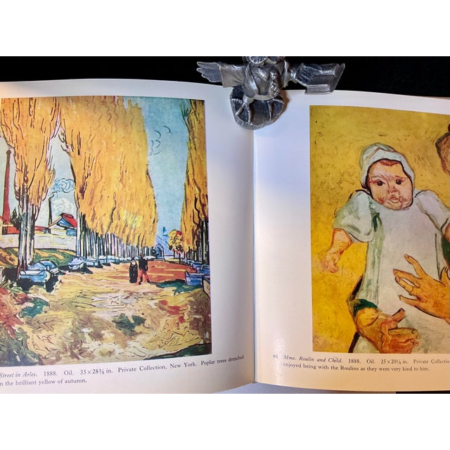 A Vintage Van Gogh Book Published in 1966 With 91 Reproductions of Artist Paintings For Sale - Image 9 of 12