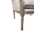 French Provincial French Louis XVI Style Toile Upholstered Settee With Distressed Carved Wood Frame For Sale - Image 3 of 9